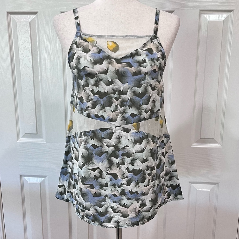 Winter Kate Silk Sleeveless Blouse Tank Top Boho Size XS